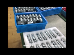 Producción en masa de fábrica china Nema 17 motor de engranaje planetario de cepillado de CC
