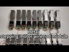 Prueba de funcionamiento del motor de tornillo paso a paso.