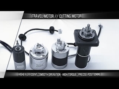 Motor de corriente continua sin anillos de grado industrial con par máximo de 0,042 N-m y clase de aislamiento B