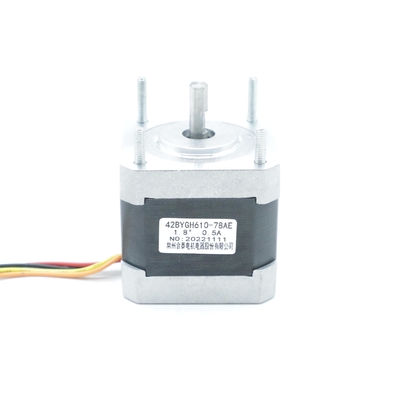 comprar Nema17 42mm 42BYGH610-78AE Motor paso a paso híbrido personalizado 11mH 0.5A 3V 0.2N.M online manufacture