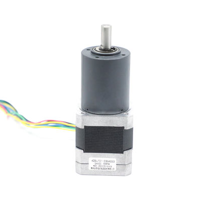 24v Nema 17 Reduction Gearbox Brushless Motor 42mm 1 216 Ratio 0.66nm